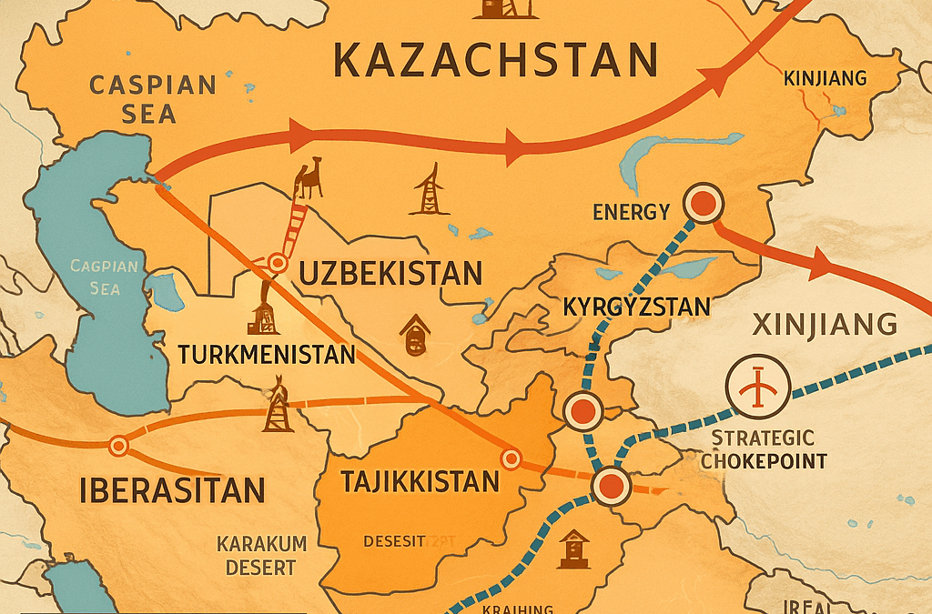 El mapa de Asia Central: del corazón de la Ruta de la Seda a tablero estratégico del siglo XXI