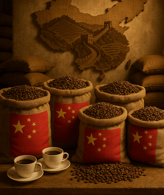 El mercado cafetero chino en 2024